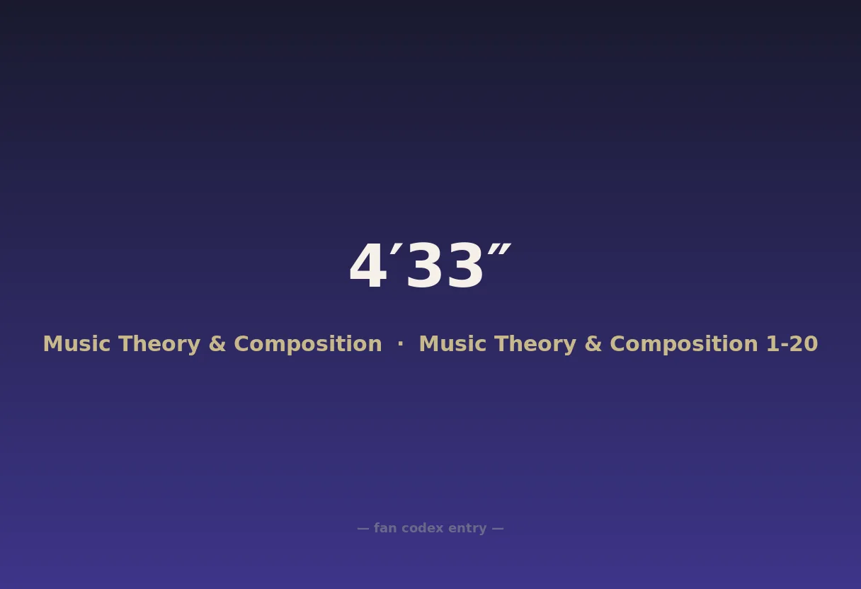 4′33″