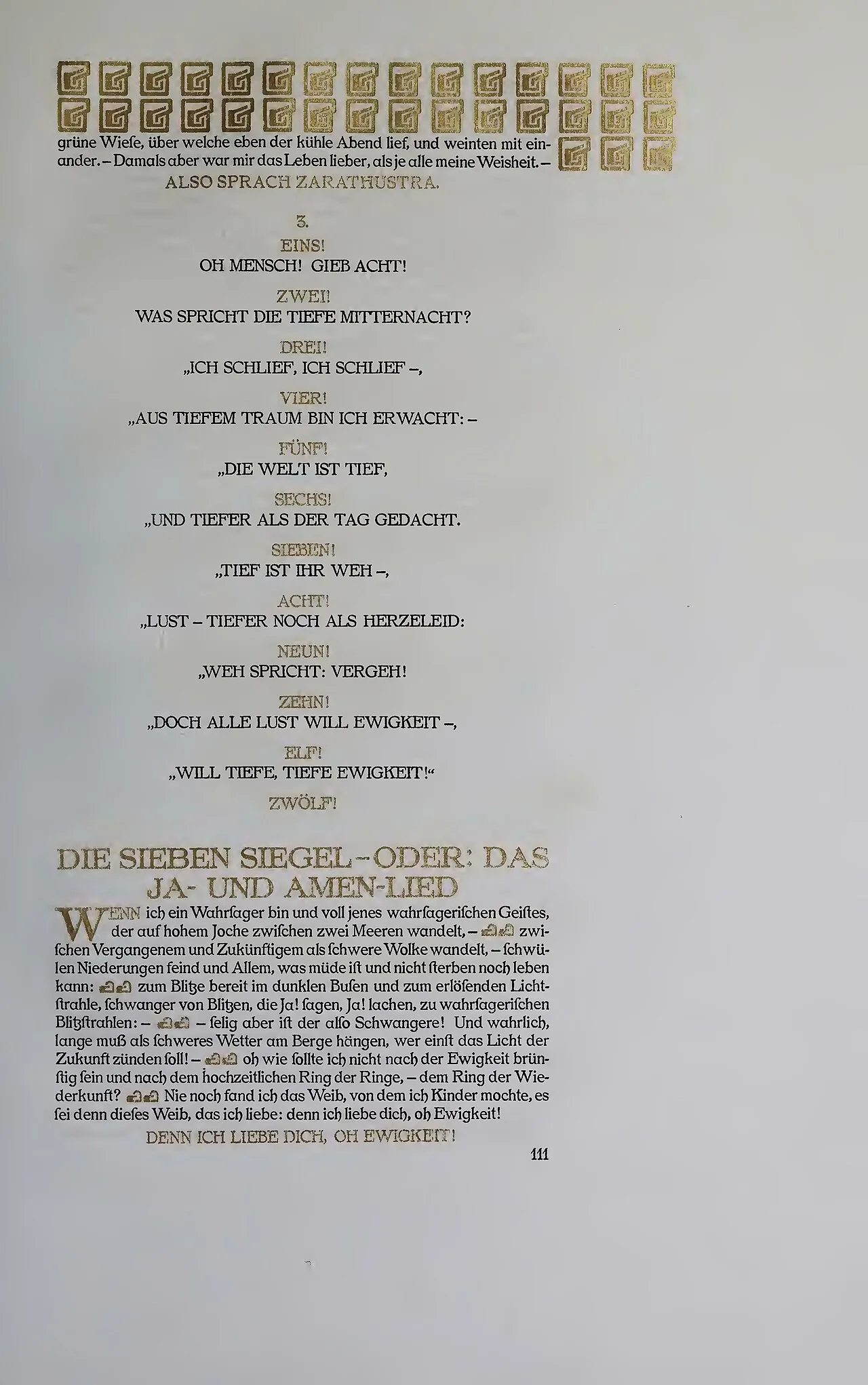 Also sprach Zarathustra