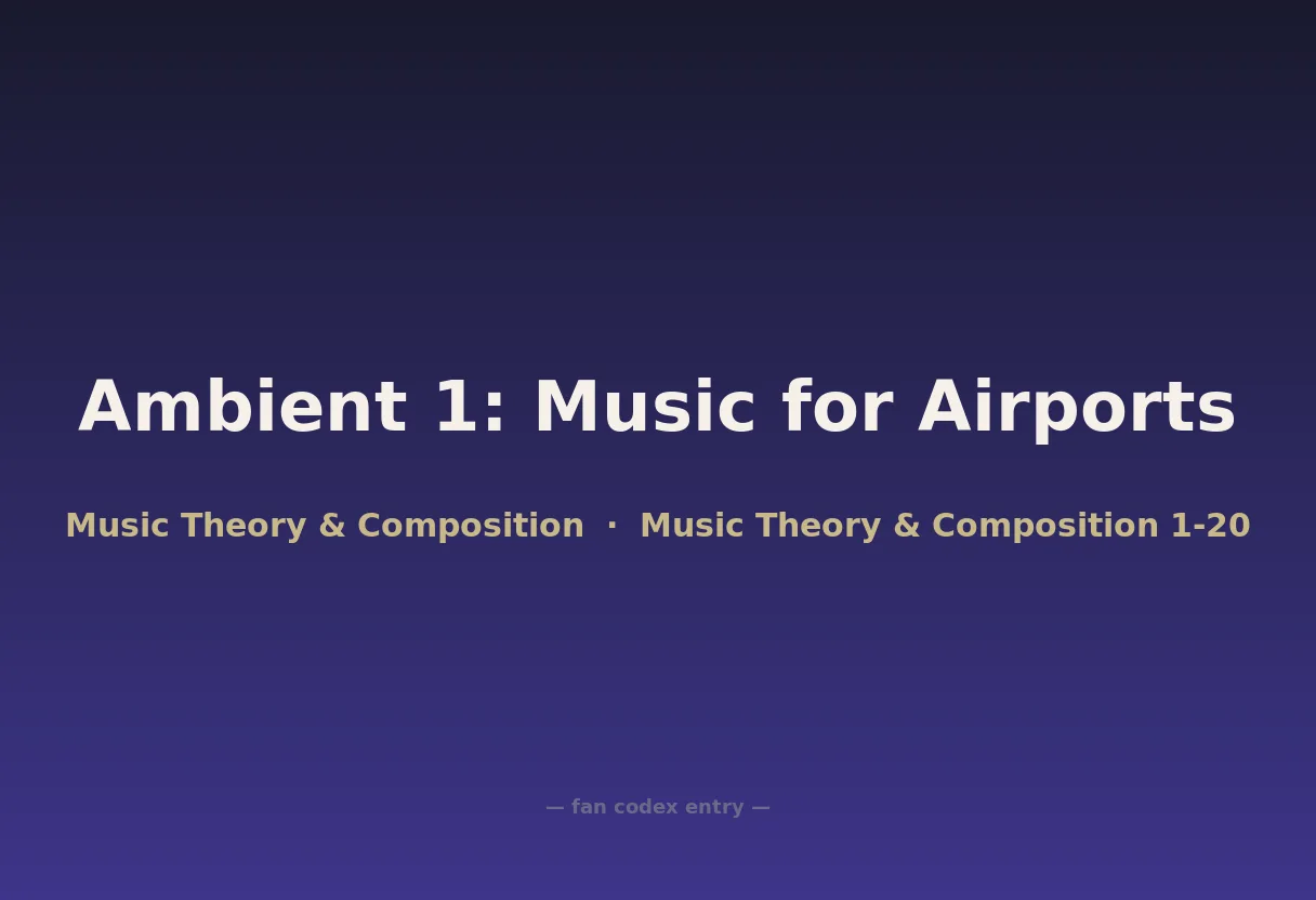 Ambient 1: Music for Airports