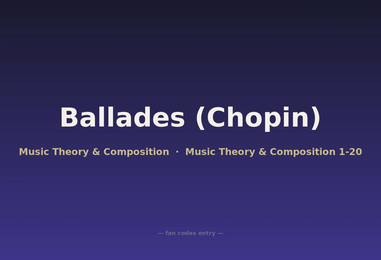 Ballades (Chopin)
